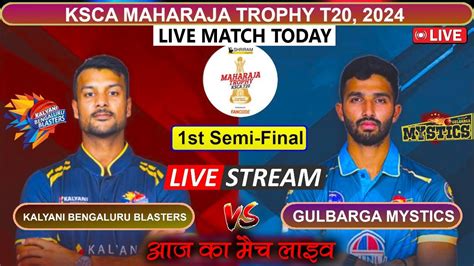 live score of cricbuzz|Bengaluru Blasters vs Gulbarga Mystics, Semi Final 1 (1 v 4).